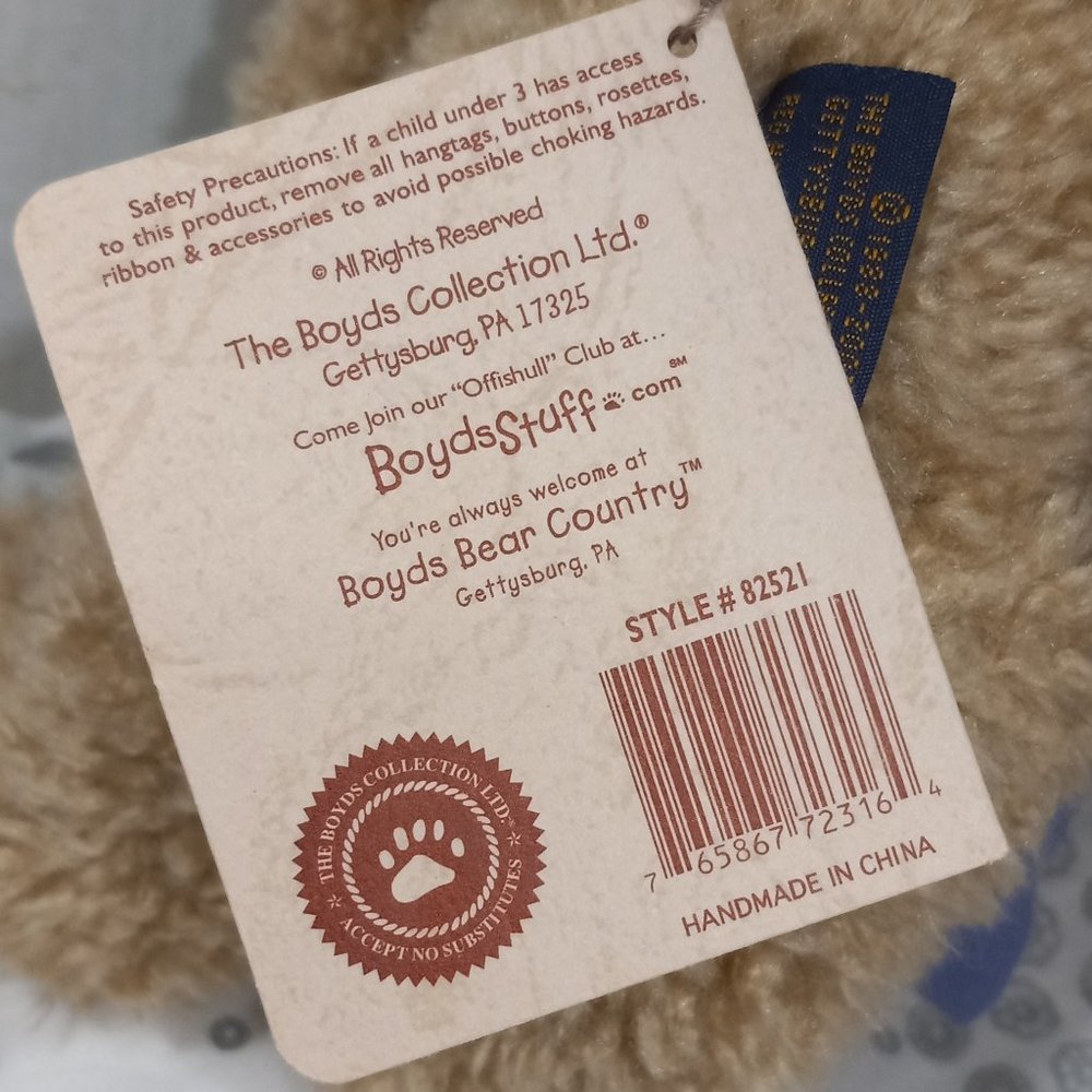 Boyds Bears "Beary Best Mom" Collectors Bear - Picture 9 of 10